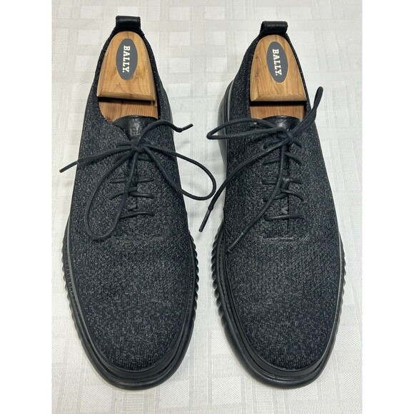 MINTY! Cole Haan 2 ZeroGrand Stitchlite Oxford Men Size 9.5 M Black Shoes C28283 main image 5
